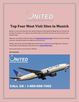 Top Four Must Visit Sites in Munich