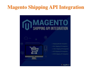 Shipping API Integration