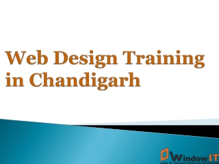 web design training in chandigarh