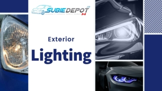 Exterior Lighting Products in Canada at SubieDepot