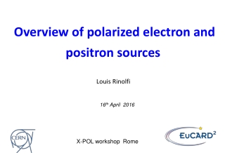 Overview of polarized electron and positron sources