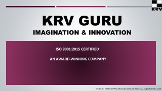 Top branding agency in Hyderabad| KRV Guru