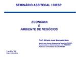 ECONOMIA E AMBIENTE DE NEG CIOS