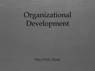 Organizational Development