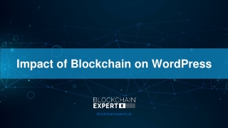 Impact of Blockchain on WordPress