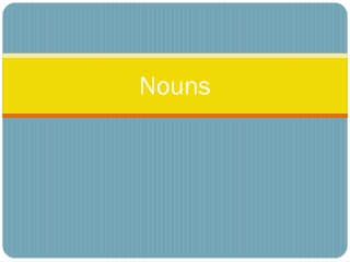 Nouns