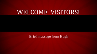 Welcome Visitors!
