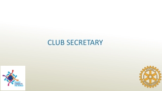 CLUB SECRETARY