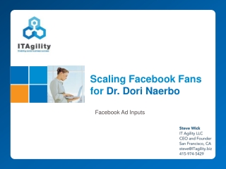 Scaling Facebook Fans for Dr. Dori Naerbo