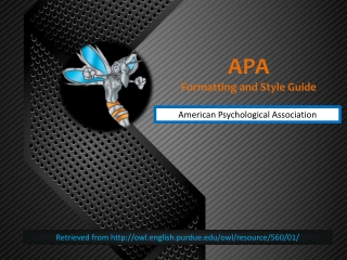 APA Formatting and Style Guide