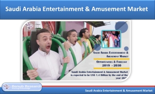 Saudi Arabia Entertainment & Amusement Market is US$ 1.4 Billion by 2030