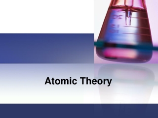 Atomic Theory