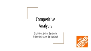 Competitive Analysis