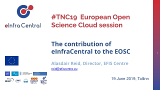 #TNC19 European Open Science Cloud session
