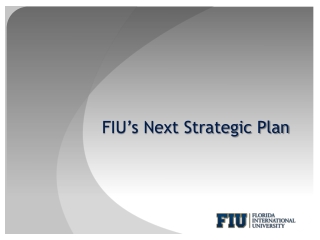 FIU’s Next Strategic Plan