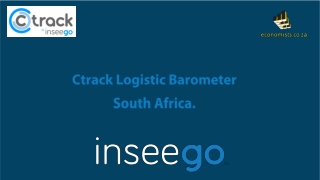 Ctrack Logistic Barometer South Africa.