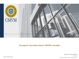 Portuguese real estate valuers : CMVM’s oversight