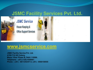 JSMC Facility Services Pvt. Ltd . jsmcservice