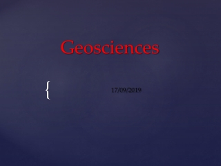 Geosciences