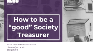 How to be a “good” Society Treasurer