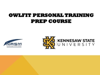 OwlFit Personal Training Prep Course