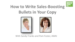 How to Write Sales-Boosting Bullets in Your Copy