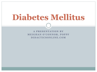 Diabetes Mellitus