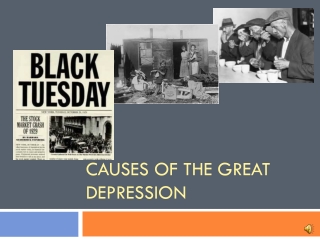 Causes of the Great Depression