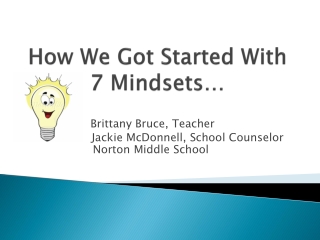 How We Got Started With 7 Mindsets…