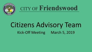 Citizens Advisory Team