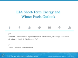 EIA Short-Term Energy and Winter Fuels Outlook