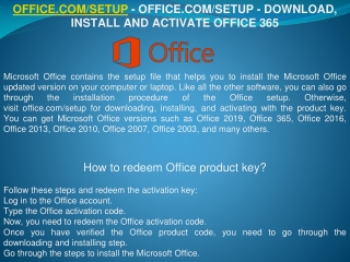 office.com/setup