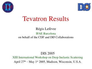 Tevatron Results