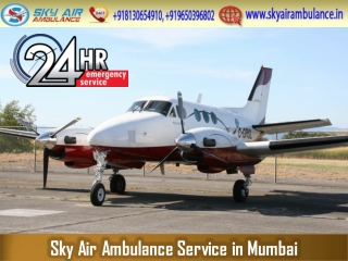 Unique Medical Aid Available in Sky Air Ambulance from Mumbai