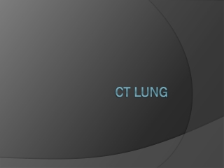 CT lung