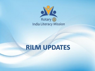 RILM UPDATES