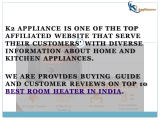 Best Room Heaters and Radiators in India