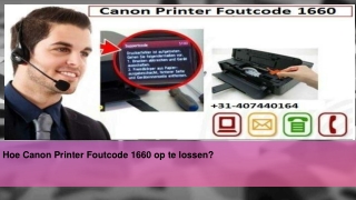 Bel Canon Printer Helpdesk Telefoon op 31-407440164