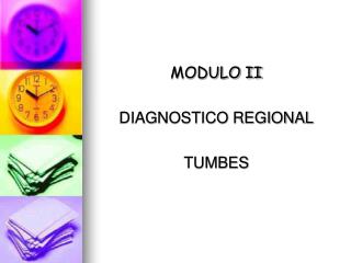 MODULO II DIAGNOSTICO REGIONAL TUMBES