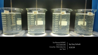 Surfwood MWC CA2300590 County: Mendocino Jar Test