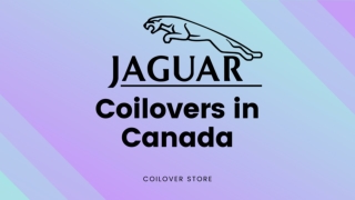 Jaguar Coilovers in Canada at CoiloverStore