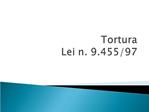 Tortura Lei n. 9.455