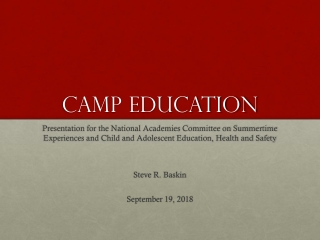 Camp Education