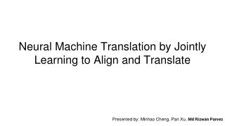 Neural Machine Translation by Jointly Learning to Align and Translate