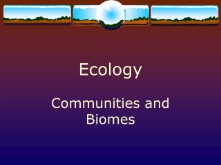 Ecology