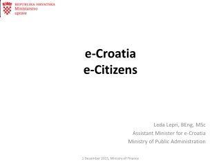 e-Croatia e-Citizens