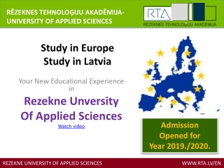 Study in Europe Study in Latvia