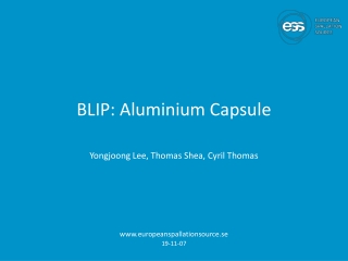 BLIP: Aluminium Capsule