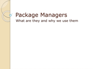 Package Managers