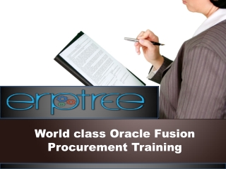 World class Oracle Fusion Procurement Training